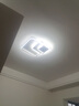 梵季（Fanji） 吸顶灯卧室现代简约主卧房间灯网红创意客厅灯led北欧书房阳台灯 方形白直径52CM+三色无极调光 实拍图