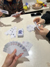 MURCIA纸牌麻将扑克牌144张pvc防水塑料长条形迷你便携式家用加厚玩具 实拍图