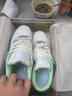 佐馆气垫篮球鞋秋冬季男女学生老爹鞋加绒加厚情侣板鞋增高厚底运动鞋 9001白绿 42 实拍图
