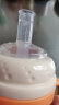 NEVS吸管奶瓶大宝宝儿童学饮吸管杯1-2-3岁婴幼儿喝水牛奶杯6个月以上 300ml诺菲橙【吸嘴】6月+ 实拍图
