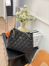 CinvaiKrose轻奢包包女包2025新款大容量托特包通勤腋下单肩包生日圣诞节礼物 黑色【送女友老婆礼物走心实用】 实拍图