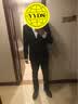 花花公子西服套装男2026春季纯色上班商务正装宴会西装男修身西服结婚礼服 实拍图