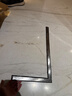 得力（deli）不锈钢拐尺钢角尺L型尺木工直角90度尺双面刻度250x500mm 实拍图