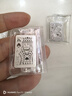素竹足银999银条 纯银块扑克牌佩戴 情人节日礼物 商务收藏  免费刻字 10克/块 黑桃6 实拍图