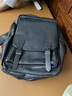 酷咖双肩包男背包大容量休闲书包商务出差通勤旅行包电脑包 黑色 实拍图