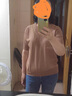 罗蒙（ROMON）妈妈装春秋装中年女气质开衫外搭中老年女装洋气针织T恤两件套装 浅绿 M （推荐90-105斤） 实拍图