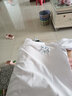 欧妤短袖t恤女2025夏季女装新款韩版宽松休闲体恤女上衣打底衫 奶白色粉熊+白色女孩胸标 L 建议100-110斤 实拍图