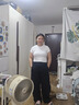 优衣库【惊喜价】女装针织廓形长裤/弯刀镰刀裤子483722 475344 483722/69藏青色 XL 实拍图