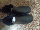 足力健老人鞋靴子女冬季加绒保暖大棉鞋加厚雪地靴女士短靴 6107K黑色36 实拍图