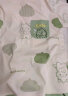 猫人女士睡衣夏季100%棉短袖家居服卡通印花睡衣套装 绿色 L 晒单实拍图