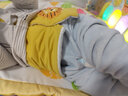 棉大班（MIANDABAN）儿童轻薄棉服春秋冬款婴儿棉衣夹棉上衣男童宝宝棉袄内胆外套 黄色 90 CM 实拍图