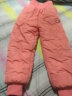 G.DUCKKIDS女童棉裤冬款加厚外穿儿童裤子秋冬季百搭洋气夹棉大童保暖休闲裤 粉色娃哈哈棉裤 120码【建议身高115cm左右】 实拍图