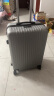 梵地亚行李箱男26英寸万向轮拉杆箱女大容量旅行箱商务密码箱皮箱子银 实拍图