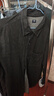 优衣库男女装牛仔宽松衬衫/水洗产品长袖衬衣478115 480761 480761/09黑色 XL 实拍图