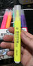 得力（deli）不易晕染荧光笔 学生文具考试复习划重点手帐绘画缤纷色系黄/橙/绿 3支/盒SK411 实拍图