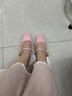 他她（TATA）新中式平底玛丽珍鞋软底芭蕾舞鞋24春商场同款XCK01AQ4 粉色 37 实拍图