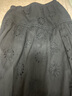 百图betu女装春夏新款半身裙弹力腰围百搭精致绣花半裙女2403T78 黑色 S 实拍图