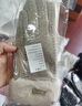 Ceokue手套女冬季骑行秋冬保暖女士防寒羊绒棉毛线骑电动车车防风寒触屏 卡其色 实拍图