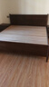 致典北美黑胡桃实木床北欧全实木双人床家用卧室小户型1.8米婚床 5代：1.8米床【床边可调节】 实拍图