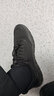 老人头（LAORENTOU）运动休闲鞋男士透气飞织轻便旅游户外跑鞋男 LA12122 黑 44 实拍图