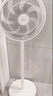 美的（Midea）【品质推荐】七叶轻音柔风电风扇/家用省电落地扇/台式电扇/广角摇头节能宿舍小型风扇 SAE35CA 实拍图