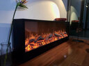 上点 定制壁炉装饰柜客厅火焰光电子壁炉仿真火焰芯壁炉家用嵌入式欧式 长1500高530厚180取暖无外边框 实拍图