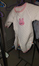 贝瑞加（Babyprints）宝宝连体衣冬季夹棉婴儿衣服加厚保暖爬服内衣柔软哈衣 小兔80 实拍图