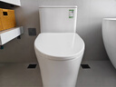 九牧（JOMOO）11396-2-1/31KB-1抗菌一级水效坐便器暴风虹吸式节水马桶305坑距 实拍图