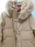 XAQ羽绒服女长款2023秋冬时尚洋气90白鸭绒加厚保暖狐狸大毛领外套女 熔岩驼 L（130-150斤） 实拍图