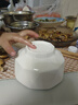 【亏本清仓】瓷碗饭碗一人一碗家用米饭碗随机花色一个盲盒发货 【高品质】纯白钻石碗4只碗 实拍图
