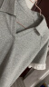 VEGA CHANG短袖T恤女2024夏新款小个子休闲显瘦蕾丝边Polo领上衣 冰川灰 L 晒单实拍图