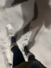 HUNTER【修饰腿型】户外露营女鞋Refined防水防滑高筒靴长筒靴网红女靴  哑光黑色/黑红色logo/BLK 38 实拍图