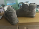 ZHR冬季雪地靴女短筒网红平底短靴女百搭靴子不易滑加绒加厚保暖棉鞋 卡其色 36 实拍图