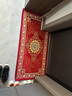 七七家入户门地垫门口脚垫客厅玄关卧室门脚垫吸水防滑垫红色地毯可定制 871-红色 70*140cm长方形 实拍图