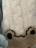 猫人睡袍女士睡衣女冬季珊瑚绒加厚加绒家居服女可爱小熊睡袍米白XL 晒单实拍图