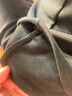 港埔潮双面德绒保暖上衣服男士秋冬季内搭秋衣内衣长袖t恤加薄绒打底衫 黑色 4XL 实拍图