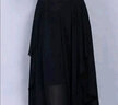 品诗歌人休闲裤雪纺显瘦半身裤薄款夏季七分阔腿裤松紧高腰宽松女士裤裙 M-96黑色【七分】有口袋 M 80-100斤 实拍图