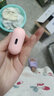 野蔷薇 无线蓝牙耳机迷你华为OPPO/vivo苹果通用入耳式男女生款可爱跑步运动iphone 高配版【触摸控制】樱花粉 实拍图