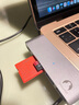 Snowkids Type-C扩展坞转换器适用于苹果Macbook华为手机五口合一HUB分线器USB-C转接器转接头拓展坞灰 实拍图