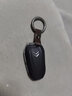 周末先生汽车钥匙扣真皮个性原创男人士挂腰现代简约时尚锁匙挂件圆环大众 008-深棕色（皮宽1CM） 实拍图