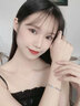 Vana【鱼生有你】足银手链女生毕业生日礼物送女朋友老婆 海豚手链（海蓝）【十仓配送】 实拍图