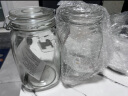 拜杰密封罐储物罐零食密封储物瓶泡酒瓶泡菜坛玻璃罐瓶子两只装1000ml 实拍图