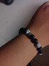 沐芊 手链男火山石手串高级感佛珠菩提首饰送礼男士礼物幻夜黑曜珠子 火山石手串 实拍图