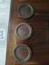 舍里 黑胡桃木茶杯垫隔热垫 创意咖啡杯垫套装 水杯杯托原木餐具 黑胡桃木杯垫单个 实拍图