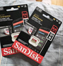 闪迪（SanDisk）128GB TF(MicroSD)内存卡 4K极速金卡A2 V30 U3行车记录仪 运动相机无人机 监控存储卡 读190MB/s 实拍图