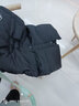 托玛菲 黑色羽绒棉服女中长款加厚连帽棉衣外套冬季女装新款韩版宽松学院风过膝面包服衣服学生棉袄子女长款 黑色（现货加厚款） S（80-105斤） 实拍图