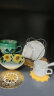 Mongdio欧式陶瓷咖啡杯套装拿铁杯家用挂耳美式杯碟2件套情侣杯碟 金边（2杯2碟2勺+银色心形杯架） 实拍图
