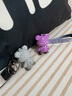 昀翕变色龙熊汽车钥匙扣挂件卡通款钥匙链精致情侣可爱书包挂饰锁匙扣 变色熊【灰色+紫色】2个装 实拍图