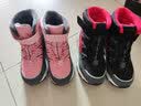 Skechers斯凯奇儿童绒绒靴雪地靴保暖男童棉鞋防寒加绒高帮女童靴660092L 女童/粉红色/灰色/PKGY 28.5 实拍图