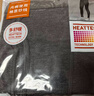 优衣库【惊喜价】男装HEATTECH EXTRA WARM棉混纺紧身裤471525 471525/08深灰色 L 实拍图